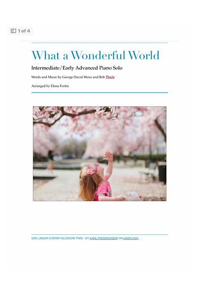 What a Wonderful World Cover